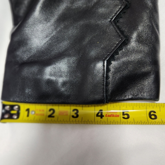 Alaska vintage Button-down Leather Jacket Size Small black - Picture 11 of 11